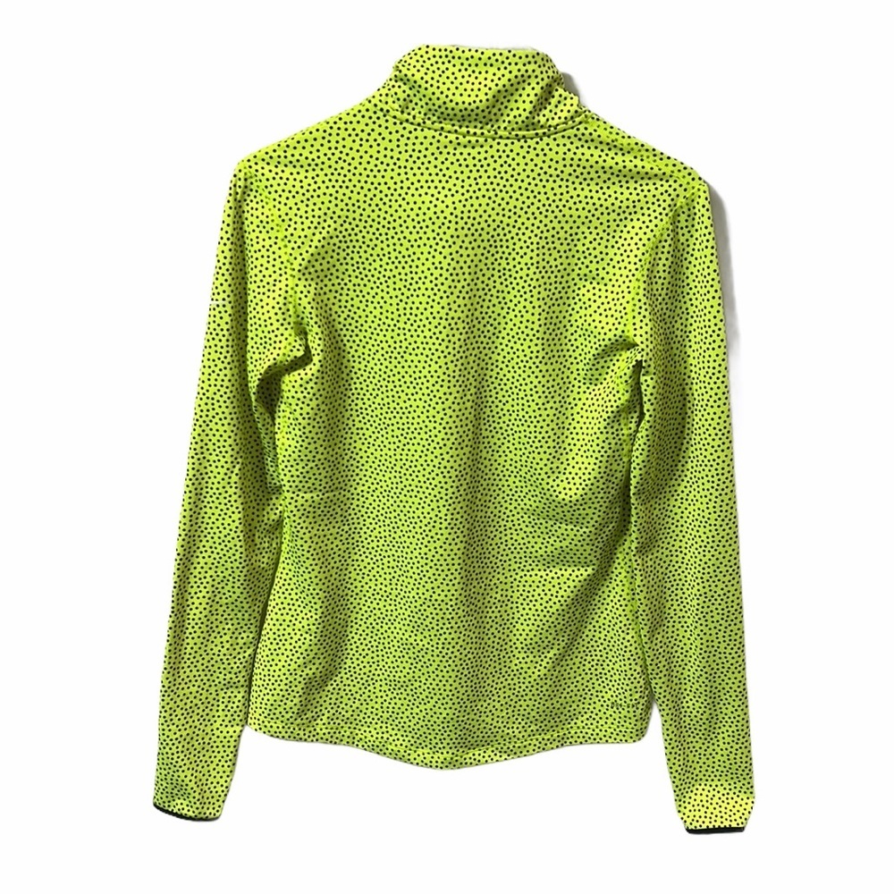 Nike Pro Neon Polka-dot Half Zip Pullover Size M - Picture 4 of 5